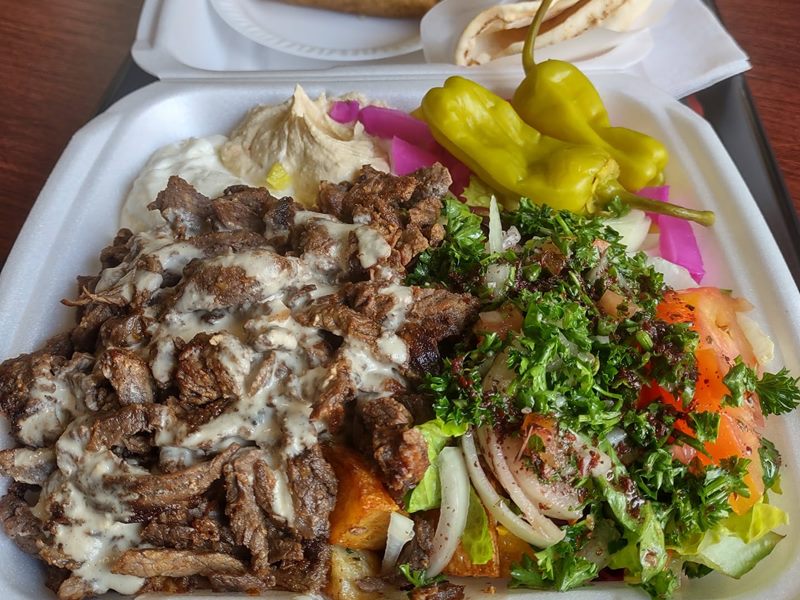 Shawarma Queen food